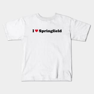 I Love Springfield, USA Kids T-Shirt